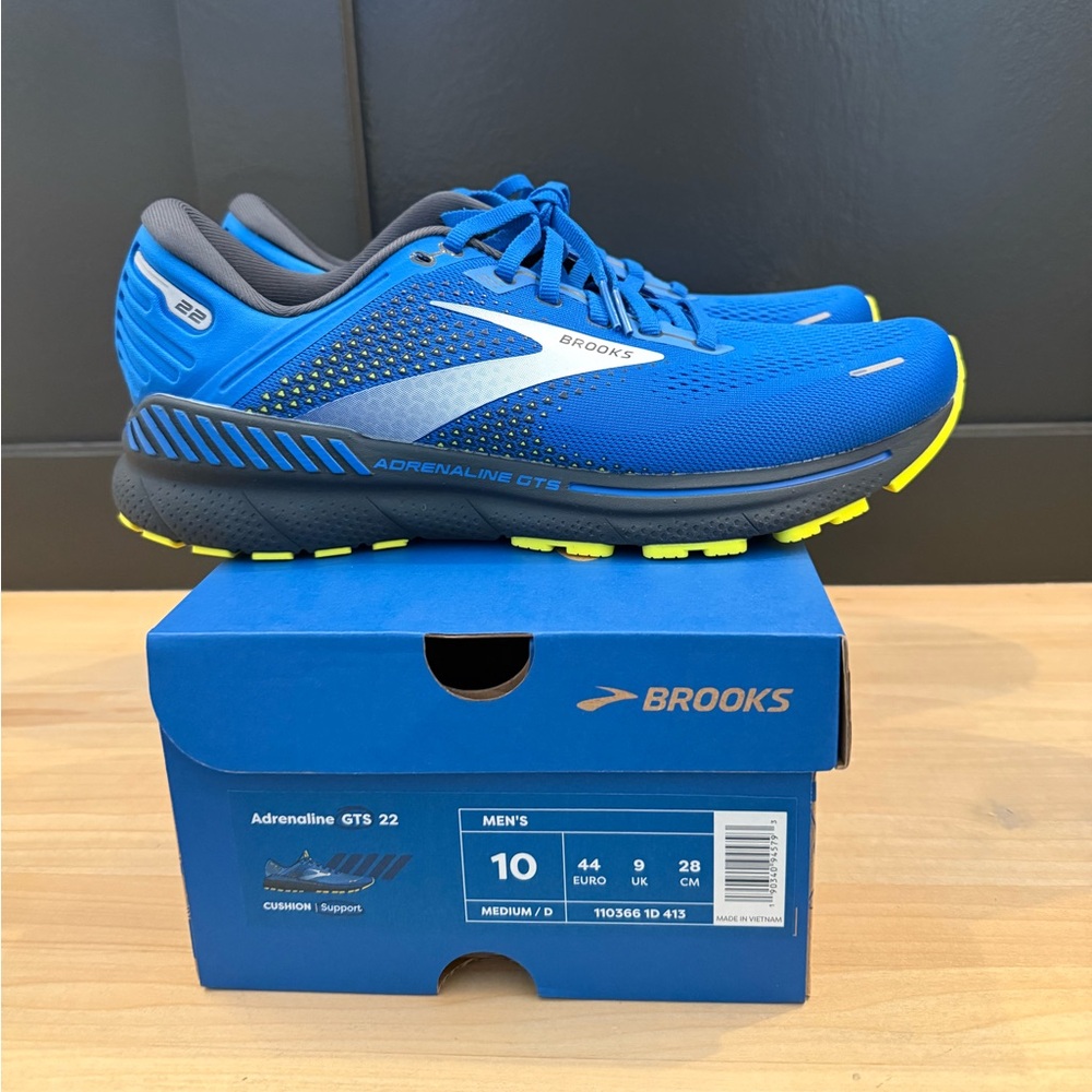 Brooks Adrenaline GTS 22 Blue Sneakers